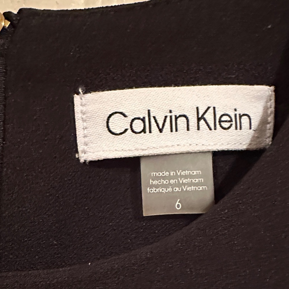 Calvin Klein Black Midi Dress - Picture 2 of 3